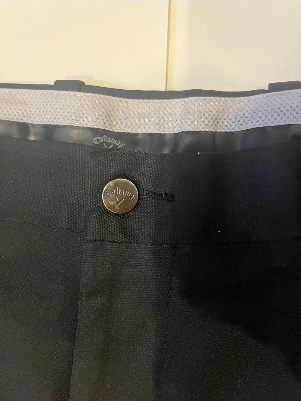 Callaway Men's Black Dress Pants - Classic Straight Fit